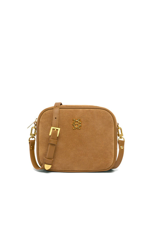 Country Camera Bag (Tan Suede)