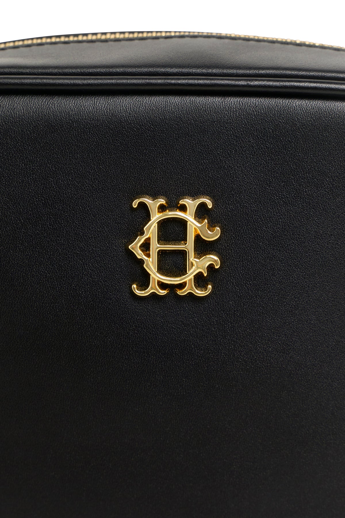 Country Camera Bag (Black Leather)