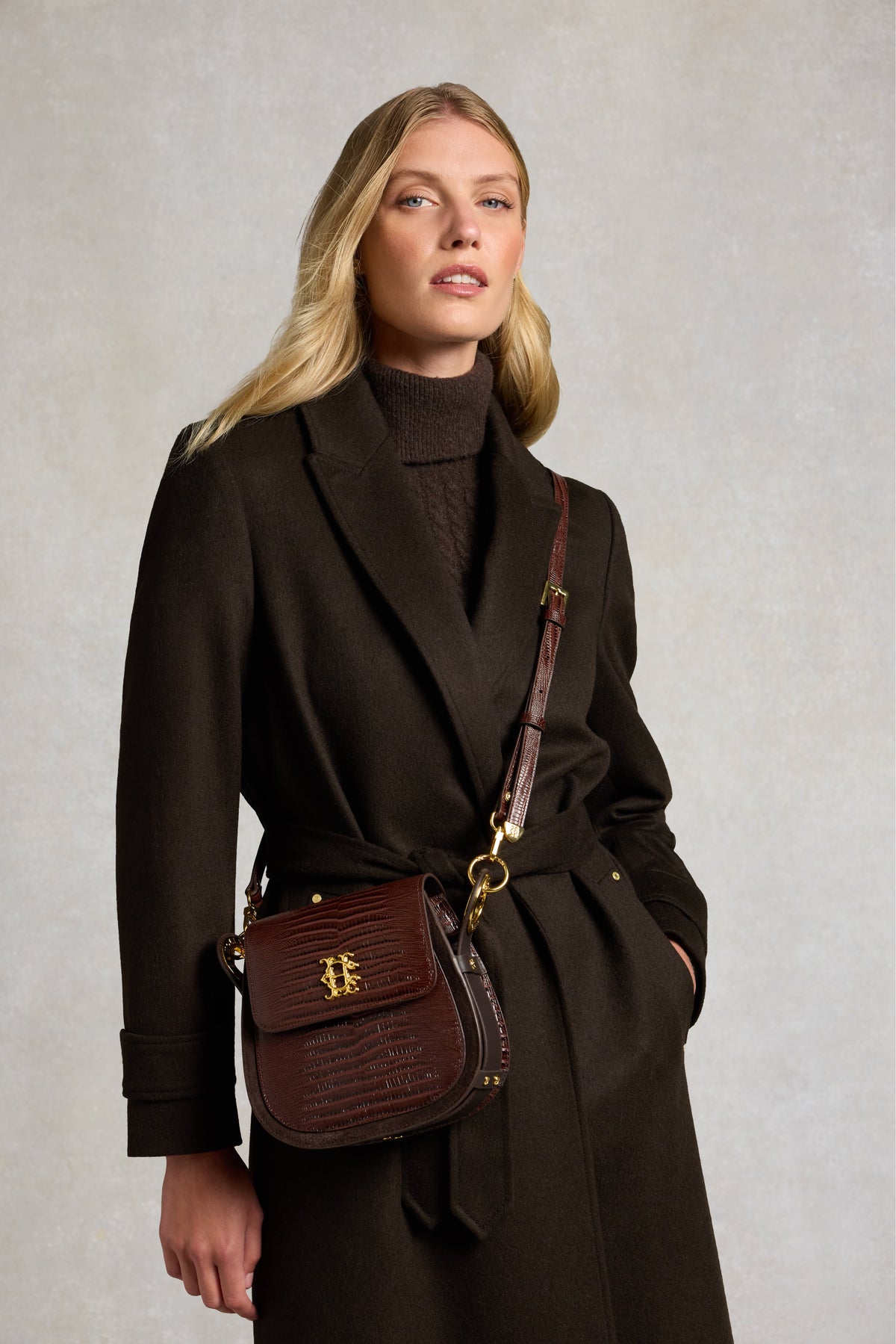 Bridle Bag (Chestnut Lizard)