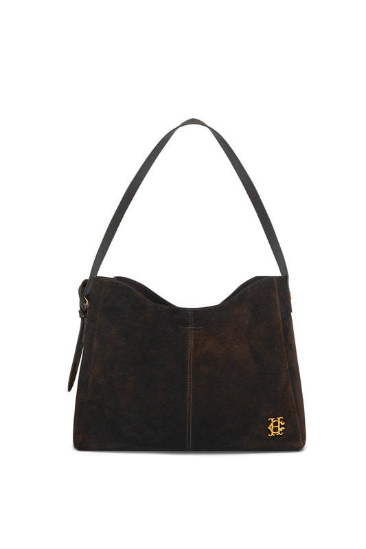 Camden Tote (Chocolate Suede)