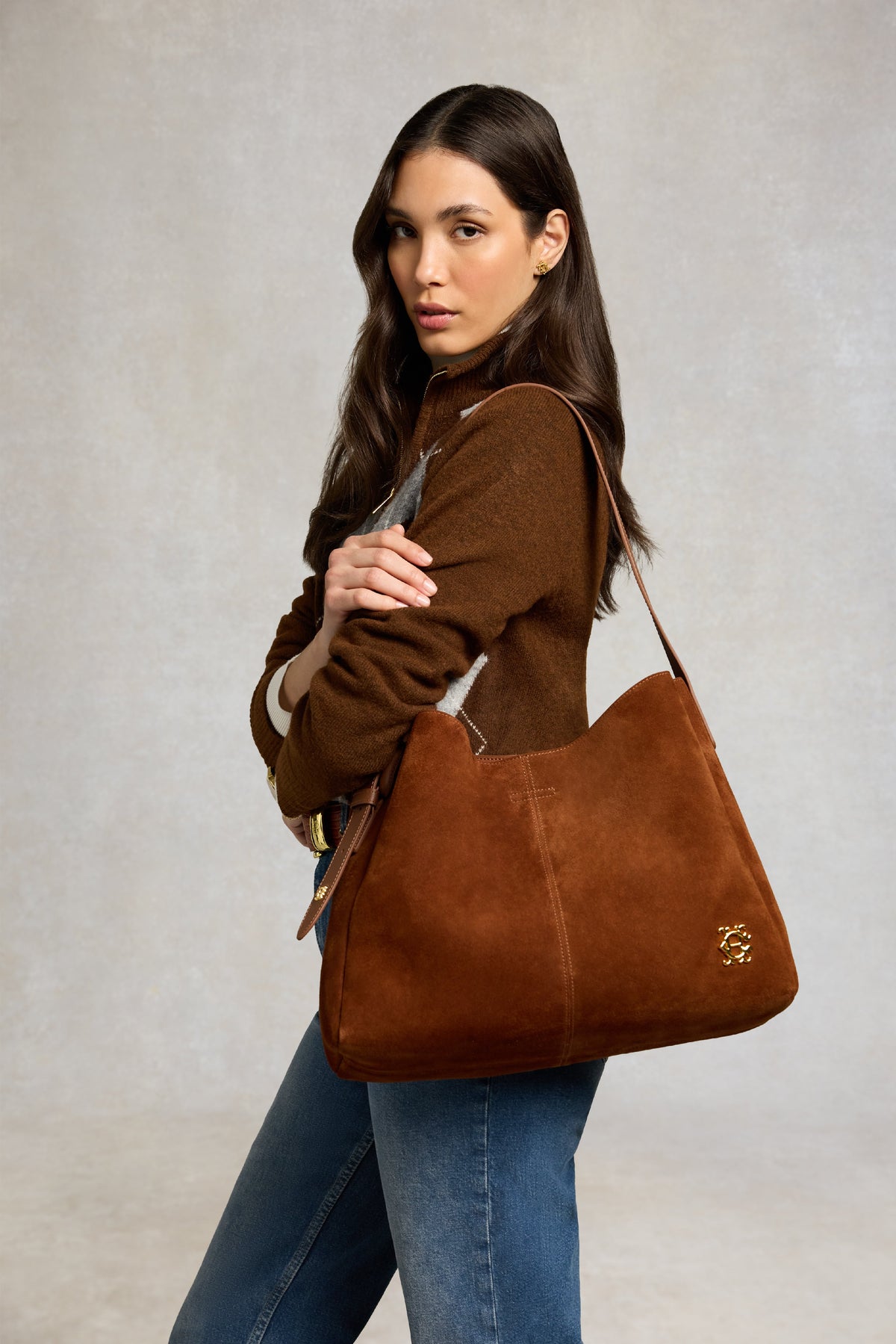Camden Tote (Fox Suede)