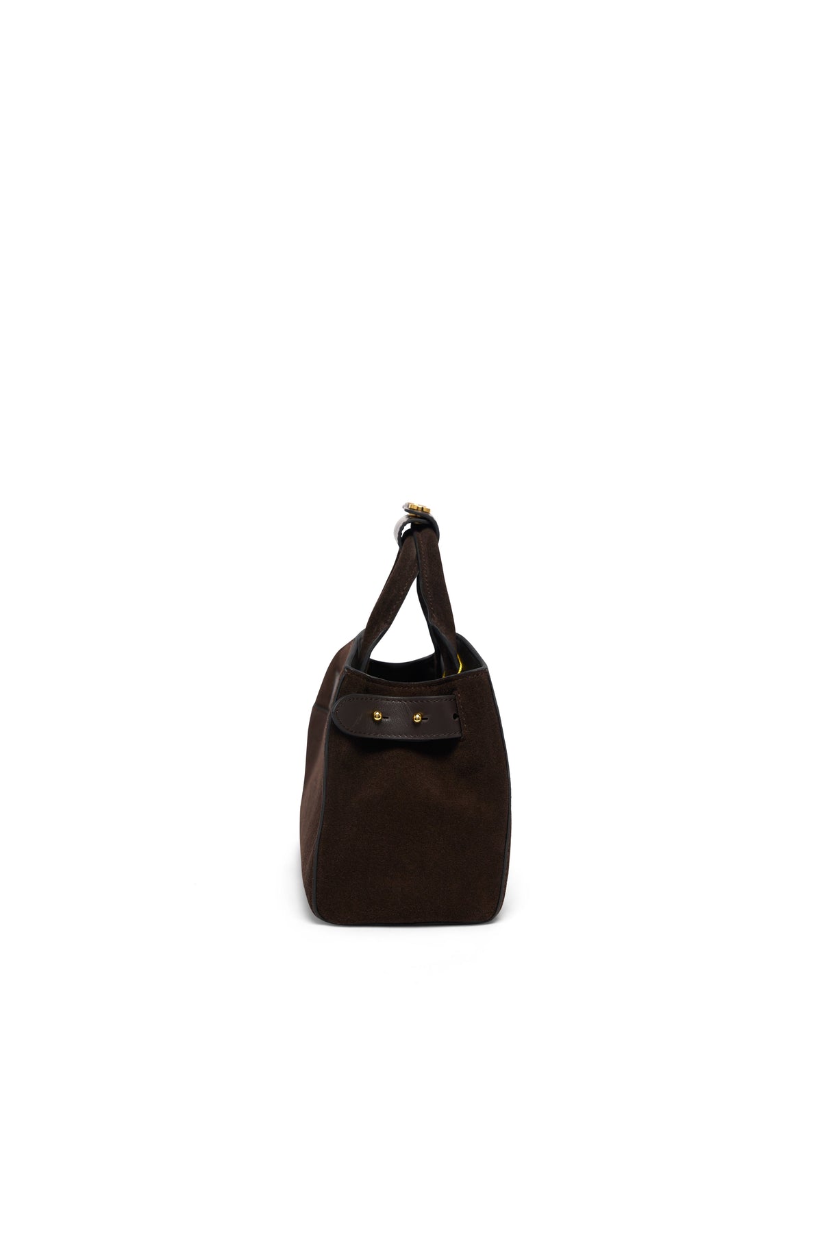 Milan Mini Tote (Chocolate Suede)