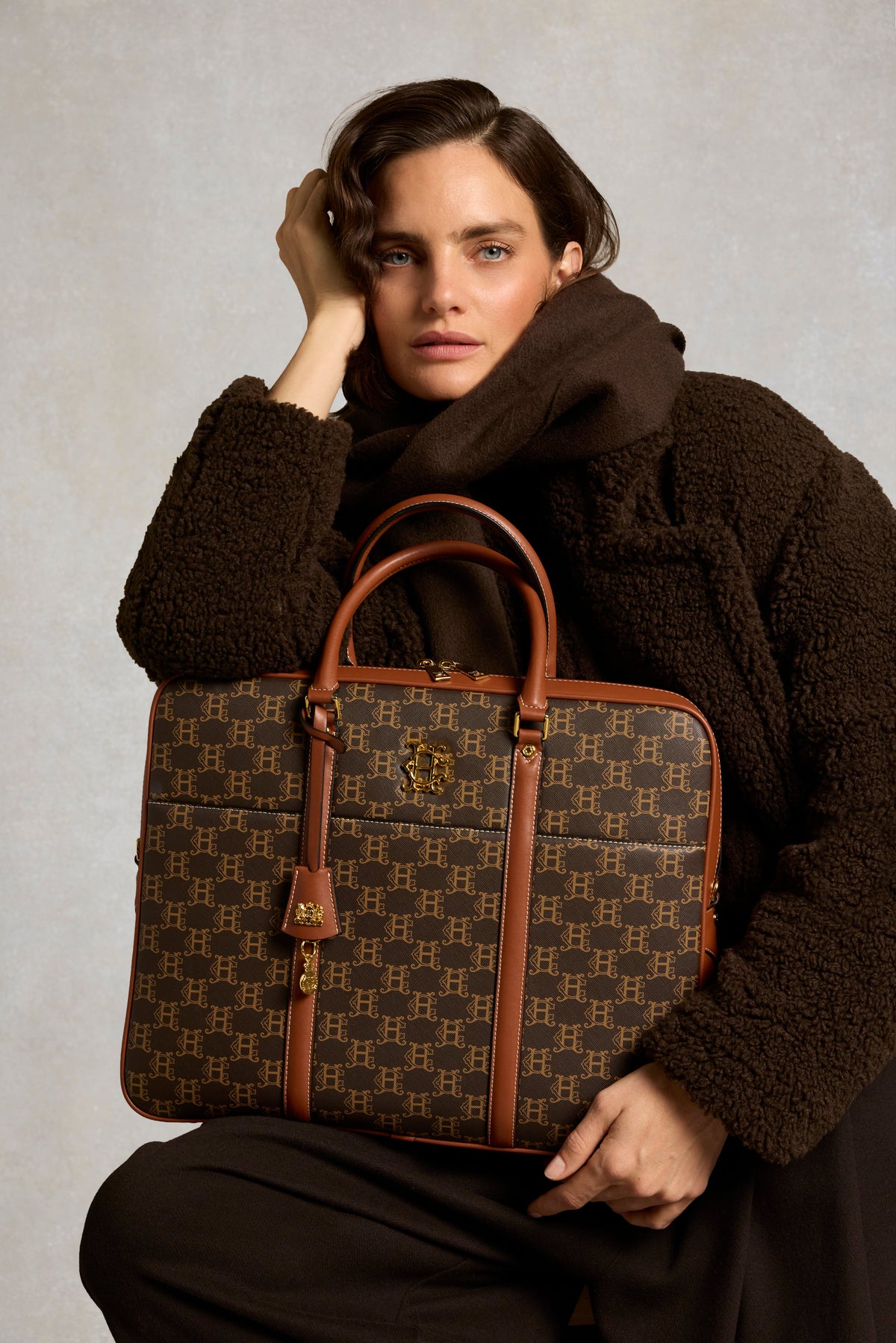 Regency Briefcase (Tan Monogram)