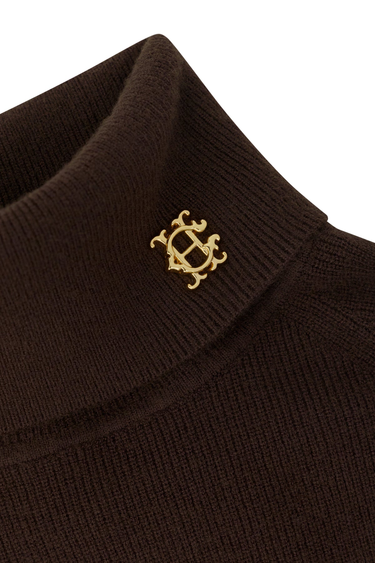 Aspen Knitted Dress (Olive Brown)