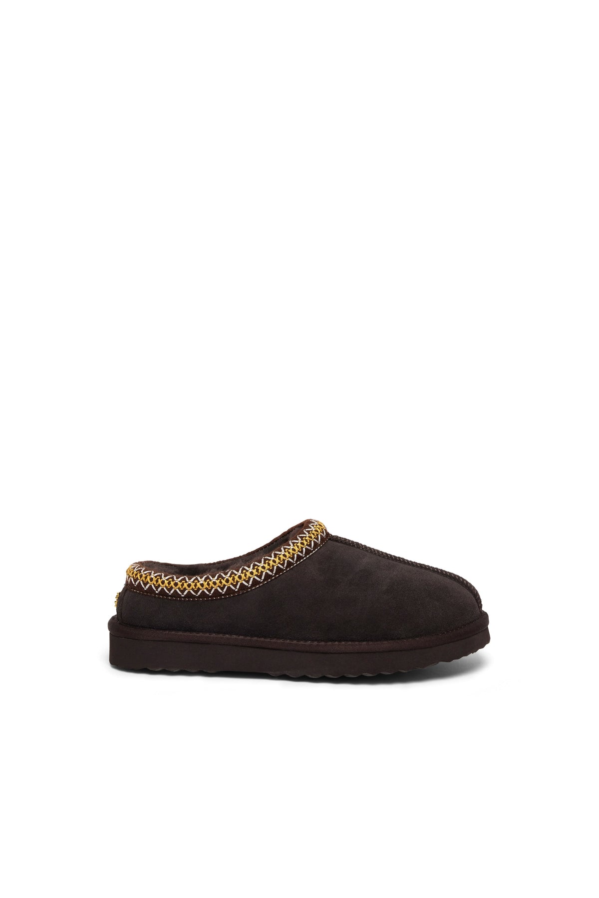 Ultra Low Shearling Mule (Chocolate)