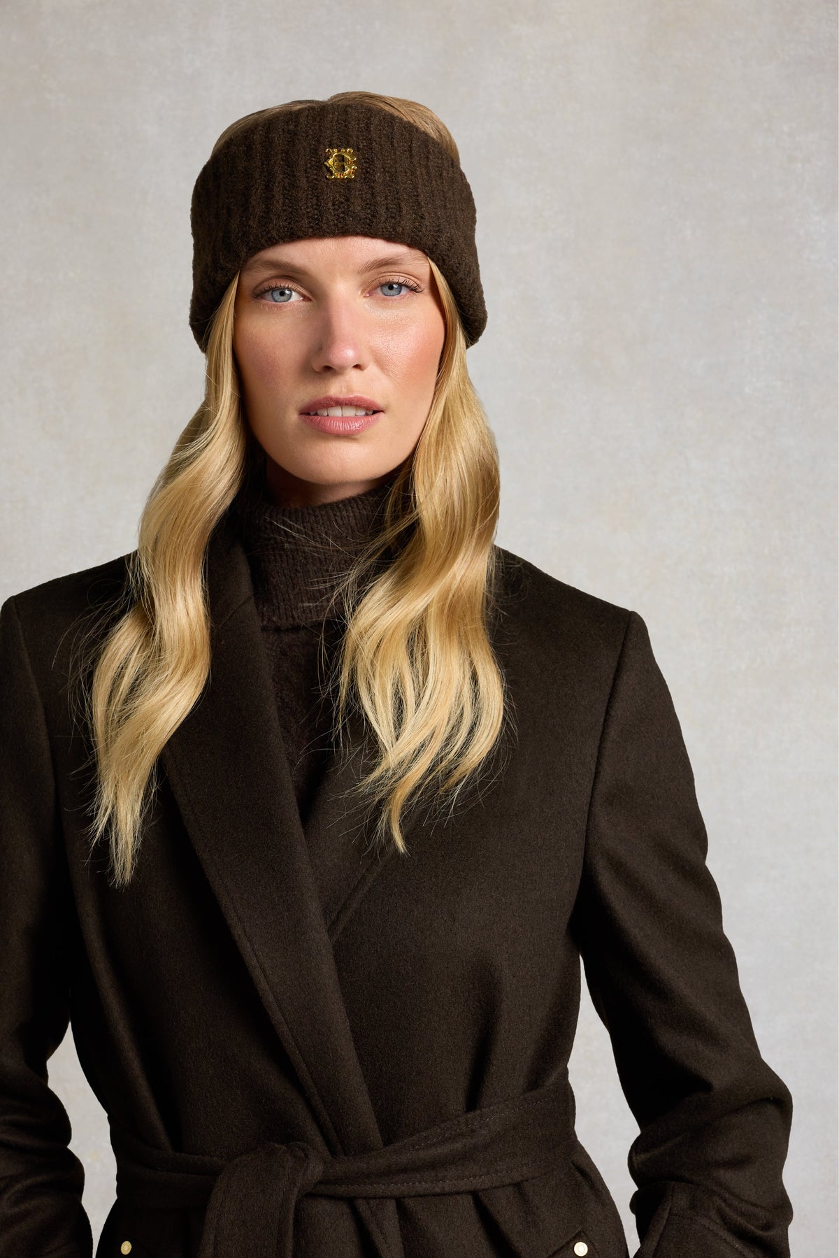 Knitted Headband (Chocolate)