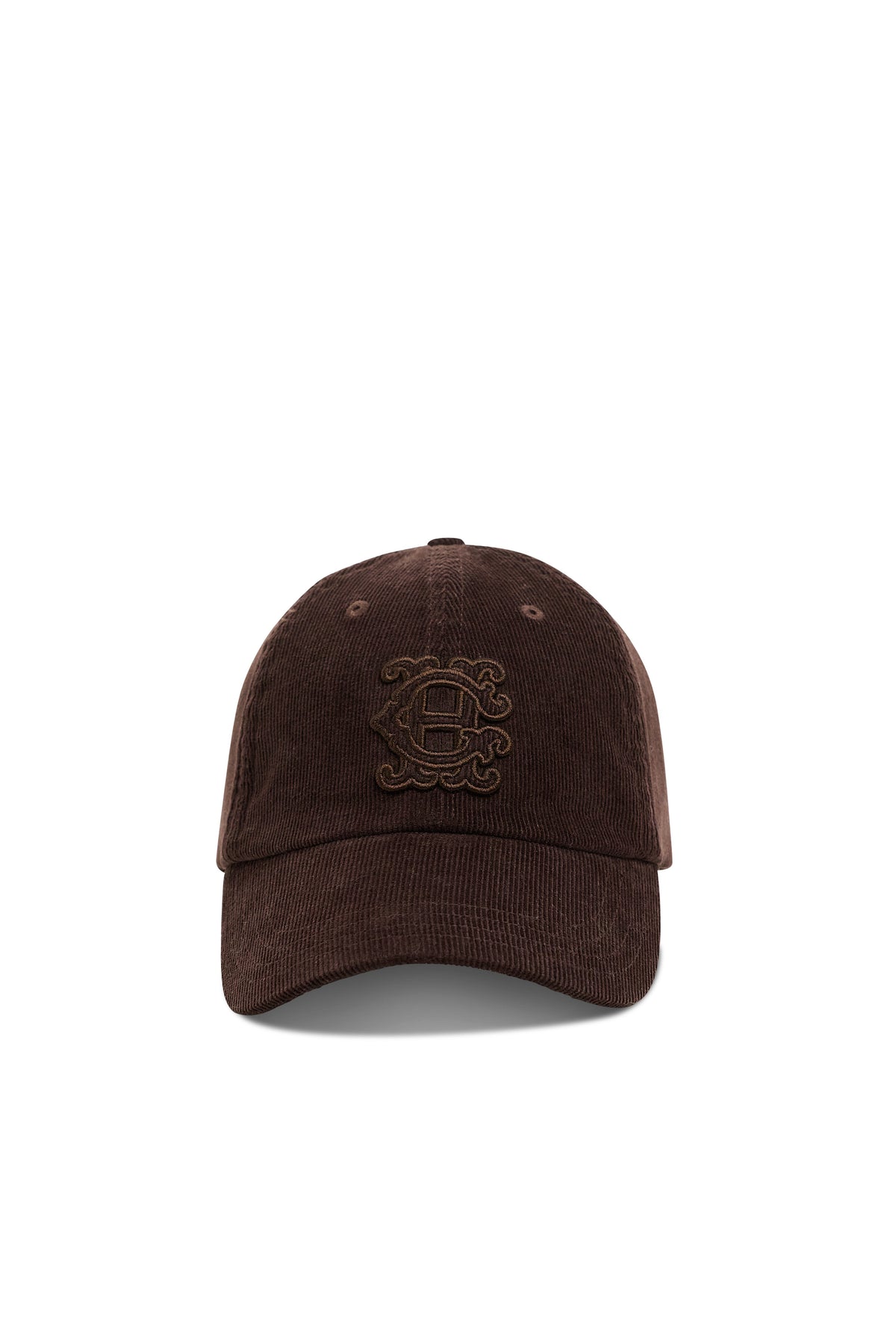 Corduroy Heraldic Cap (Chocolate)