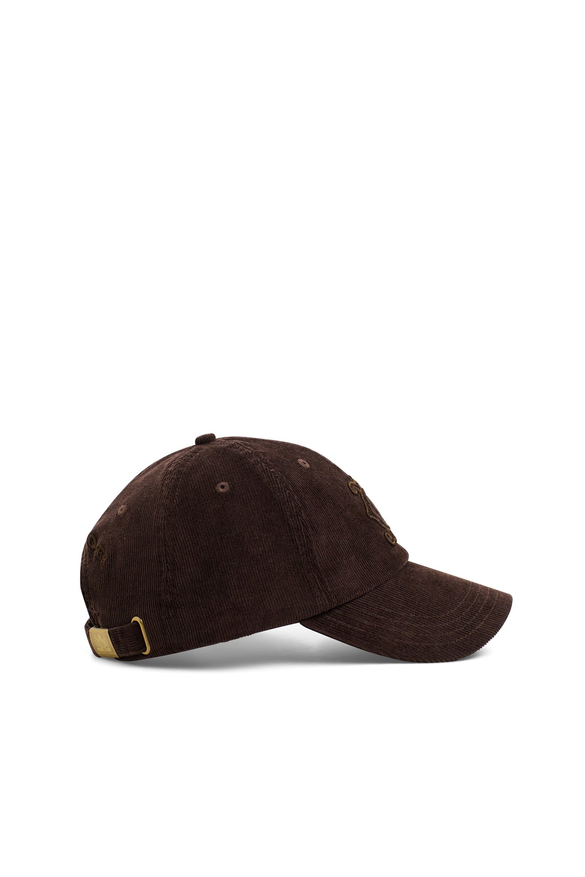 Corduroy Heraldic Cap (Chocolate)