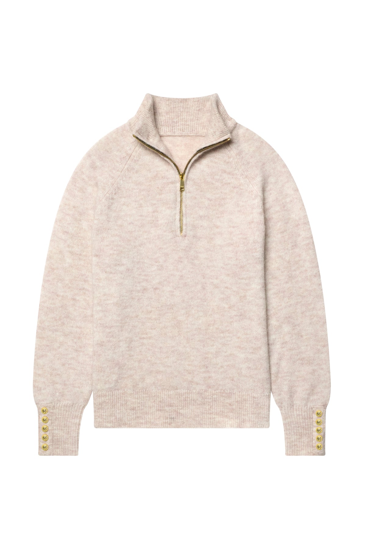Tori Quarter Zip Knit (Barley)