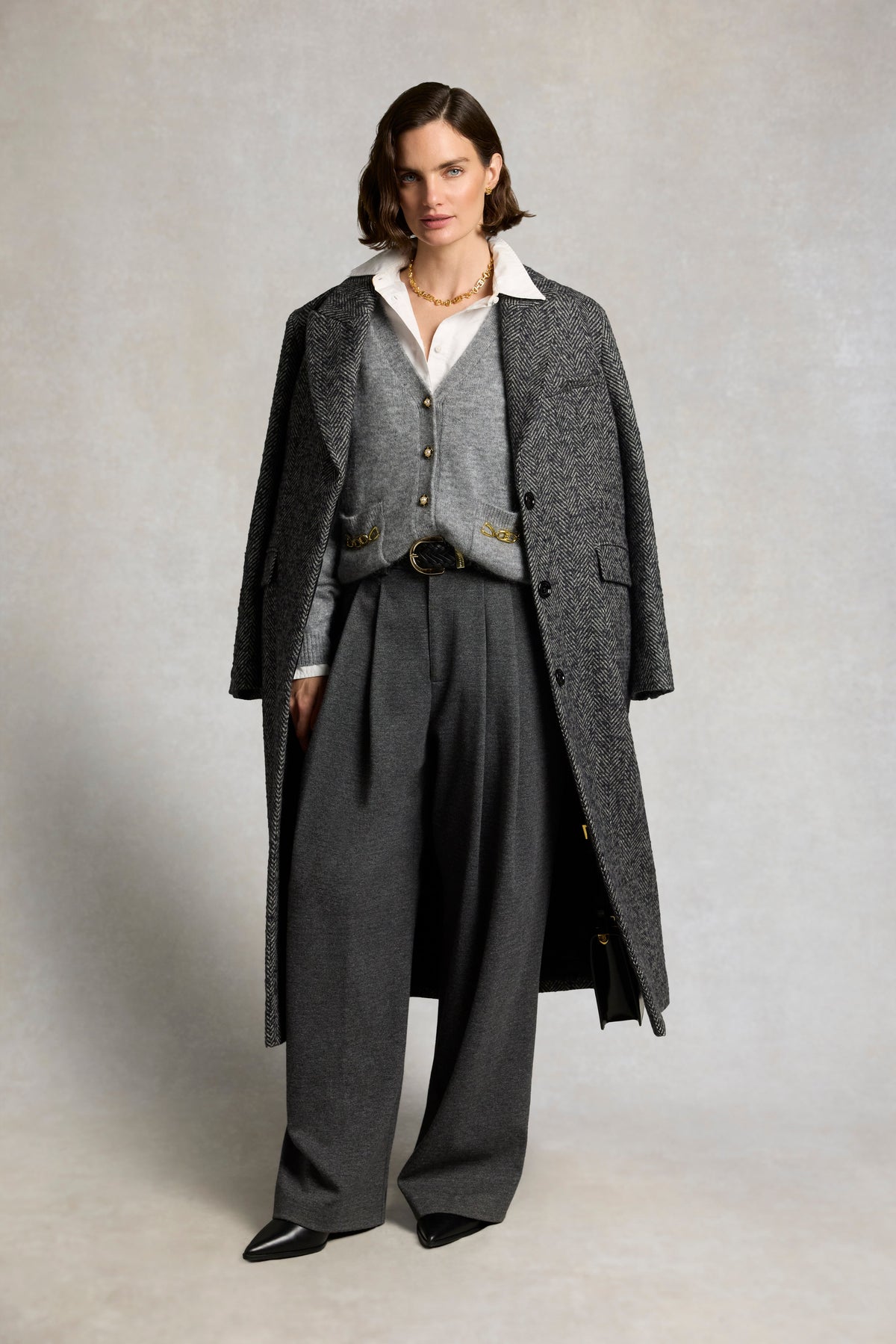 Mila Cardigan (Grey Marl)
