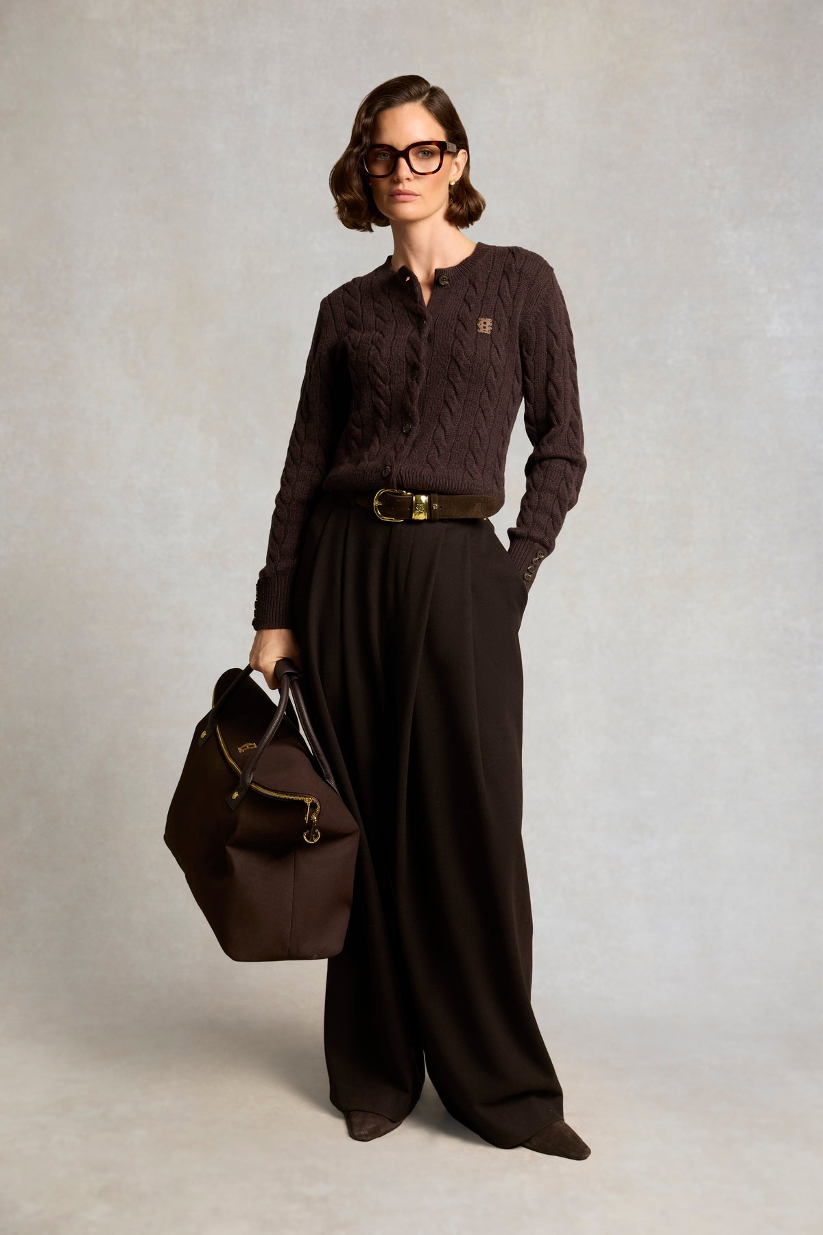 Bourton Cardigan (Chocolate)