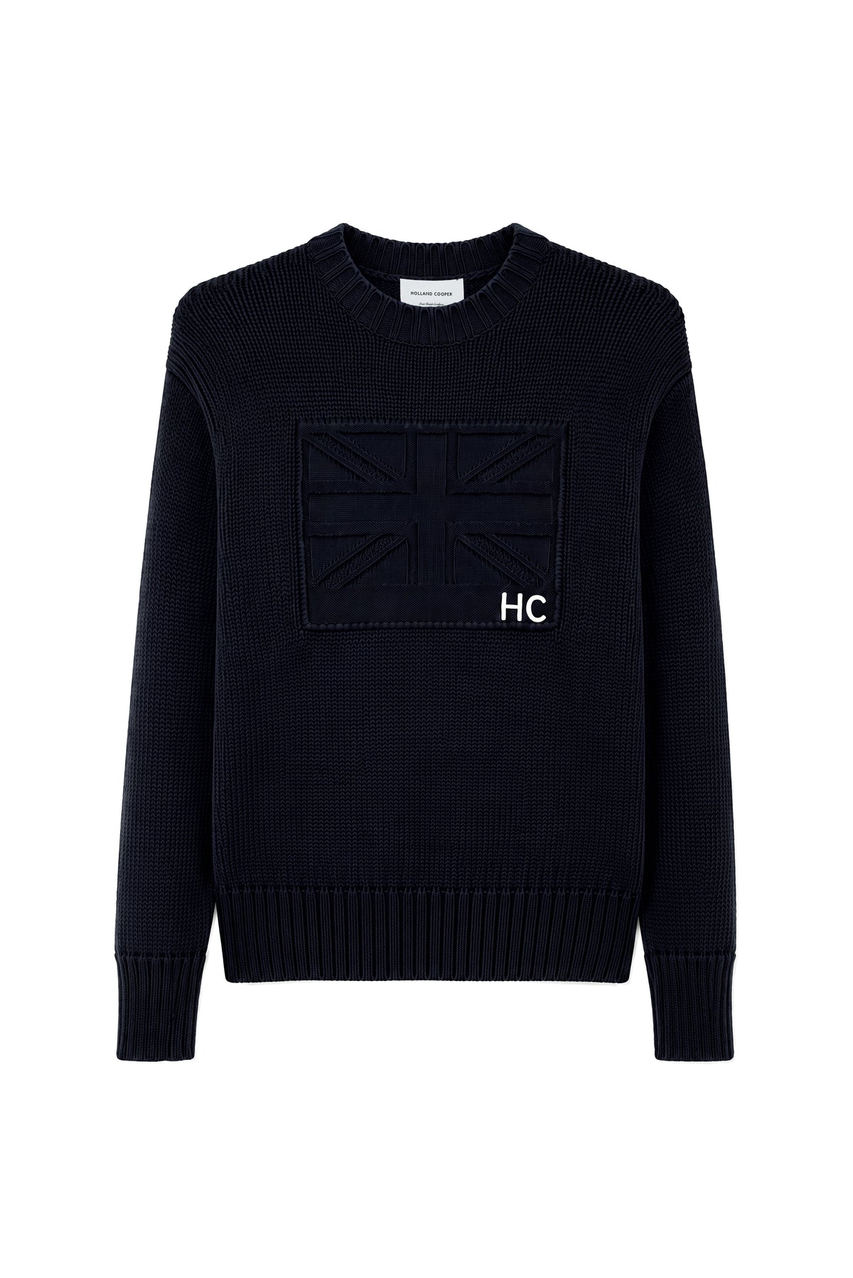 Bampton Crew Neck Knit (Ink Navy)