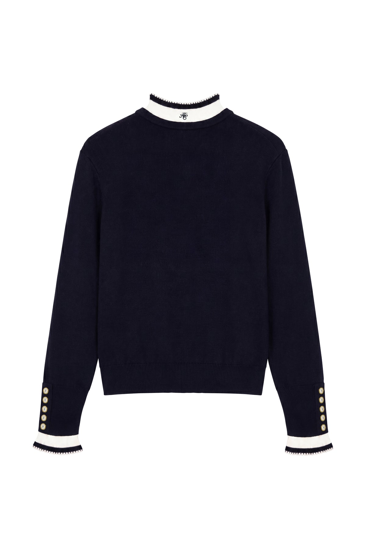 Deauville Crew Neck Knit (Ink Navy)