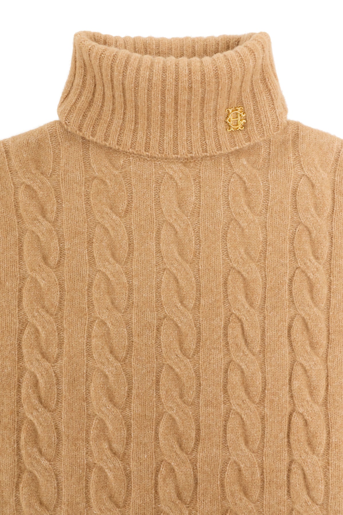 Eden Roll Neck Knit (Camel)