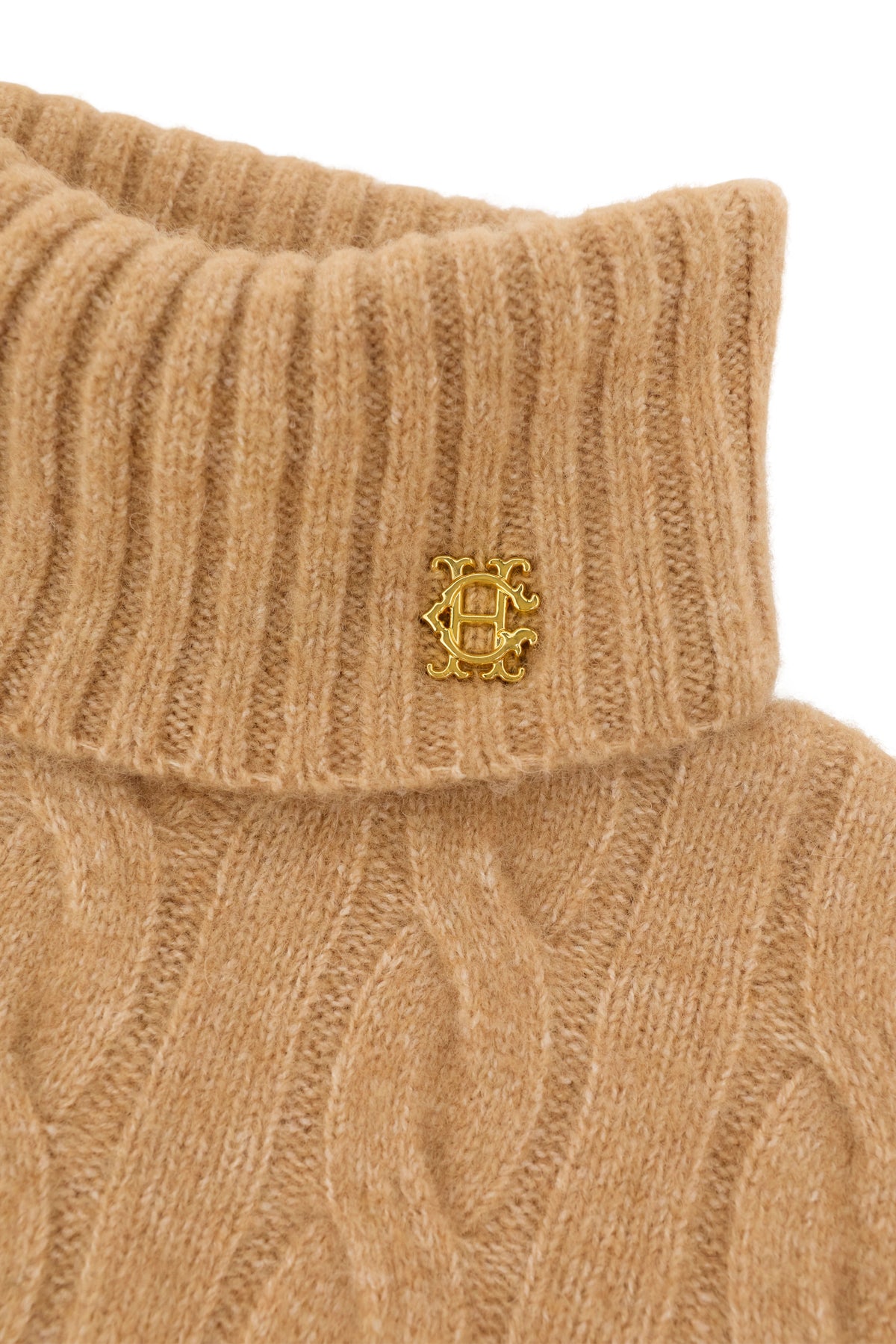 Eden Roll Neck Knit (Camel)