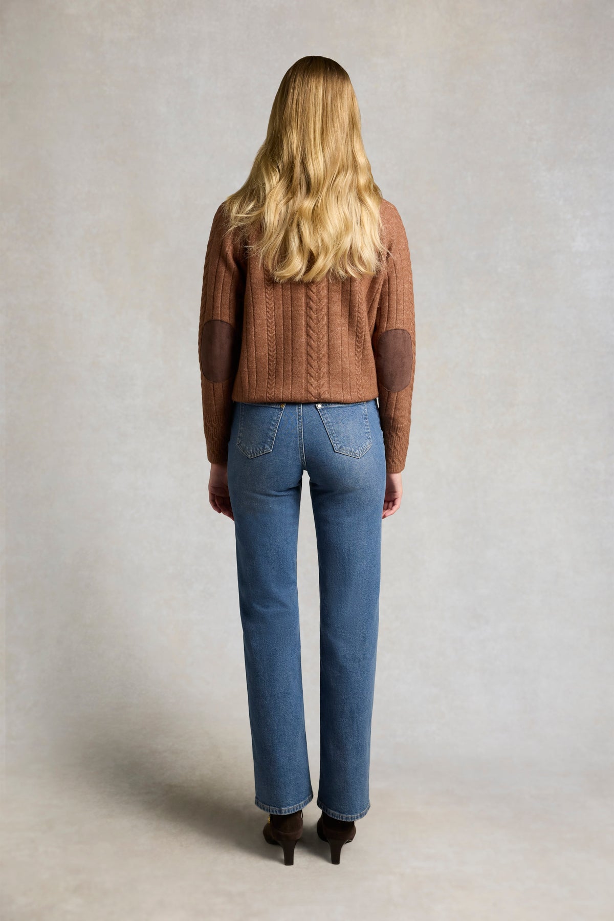 Fairford Quarter Zip Knit (Latte)