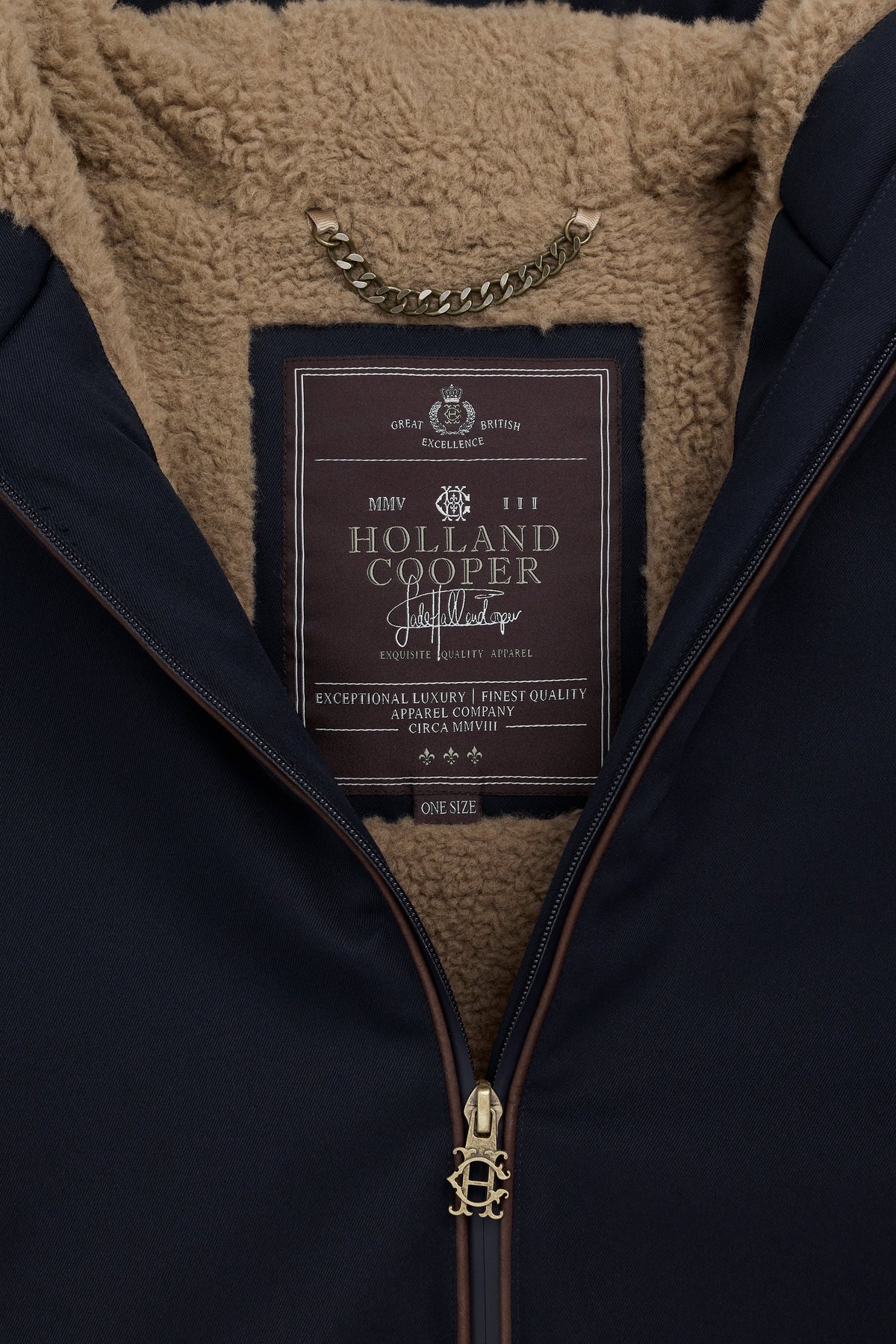 One-Size Waterproof Coat (Dark Navy)