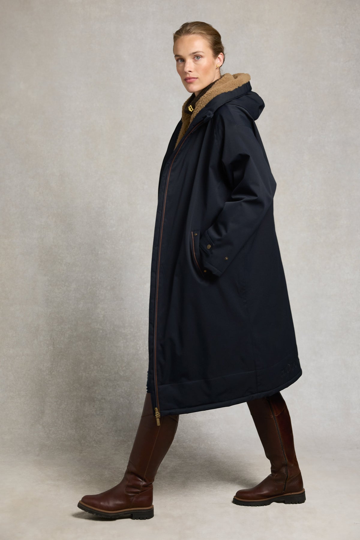 One-Size Waterproof Coat (Dark Navy)