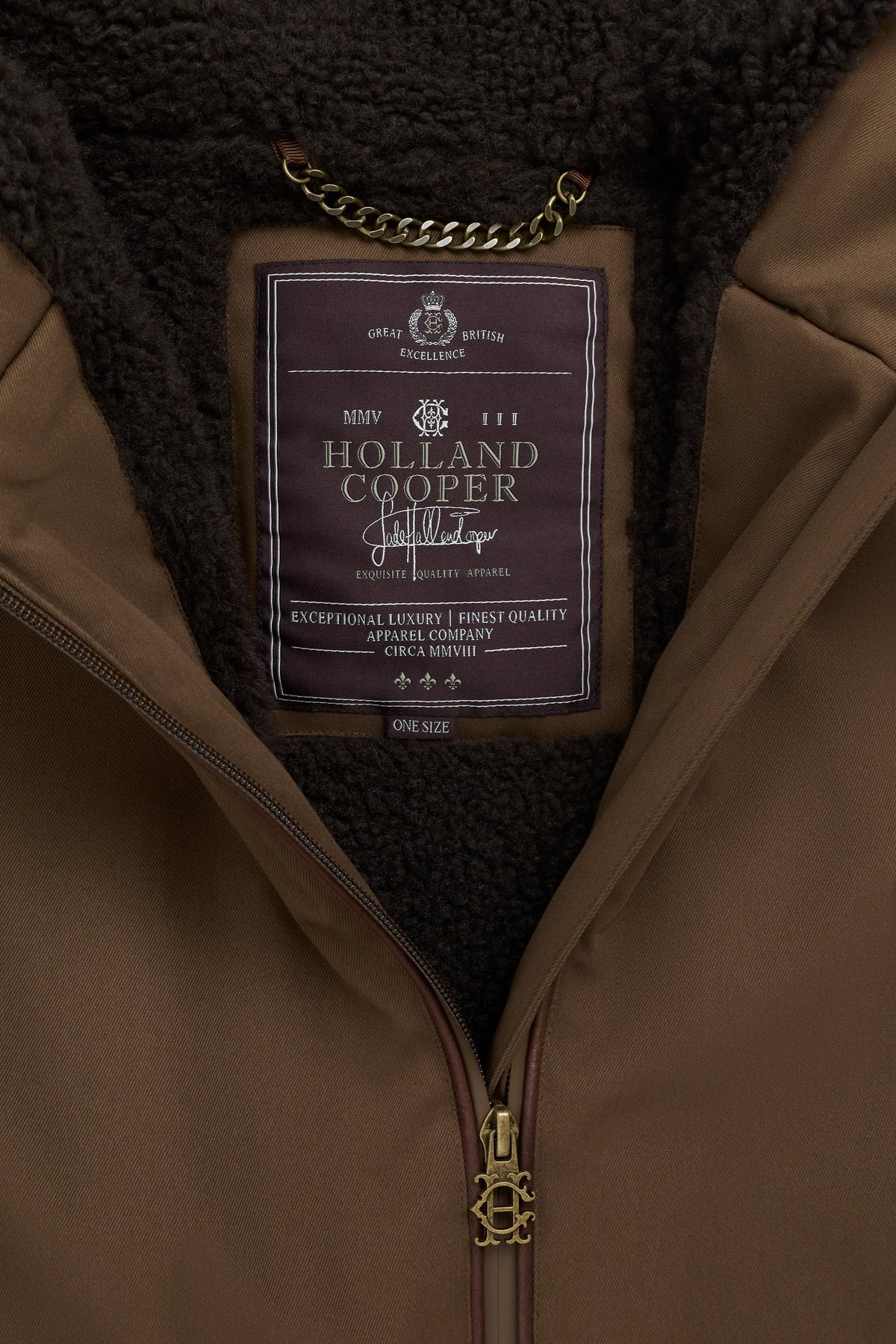 One-Size Waterproof Jacket (Chestnut)