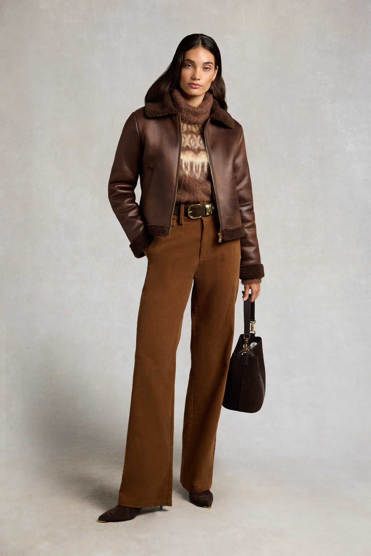 Carnaby Aviator Jacket (Chocolate)