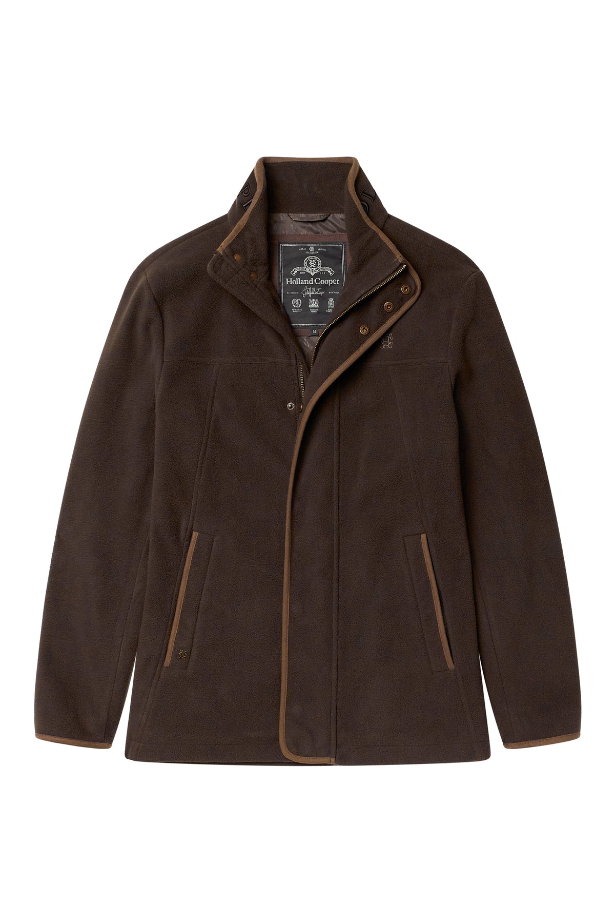Men's Fleece Field Jacket (Chocolate)