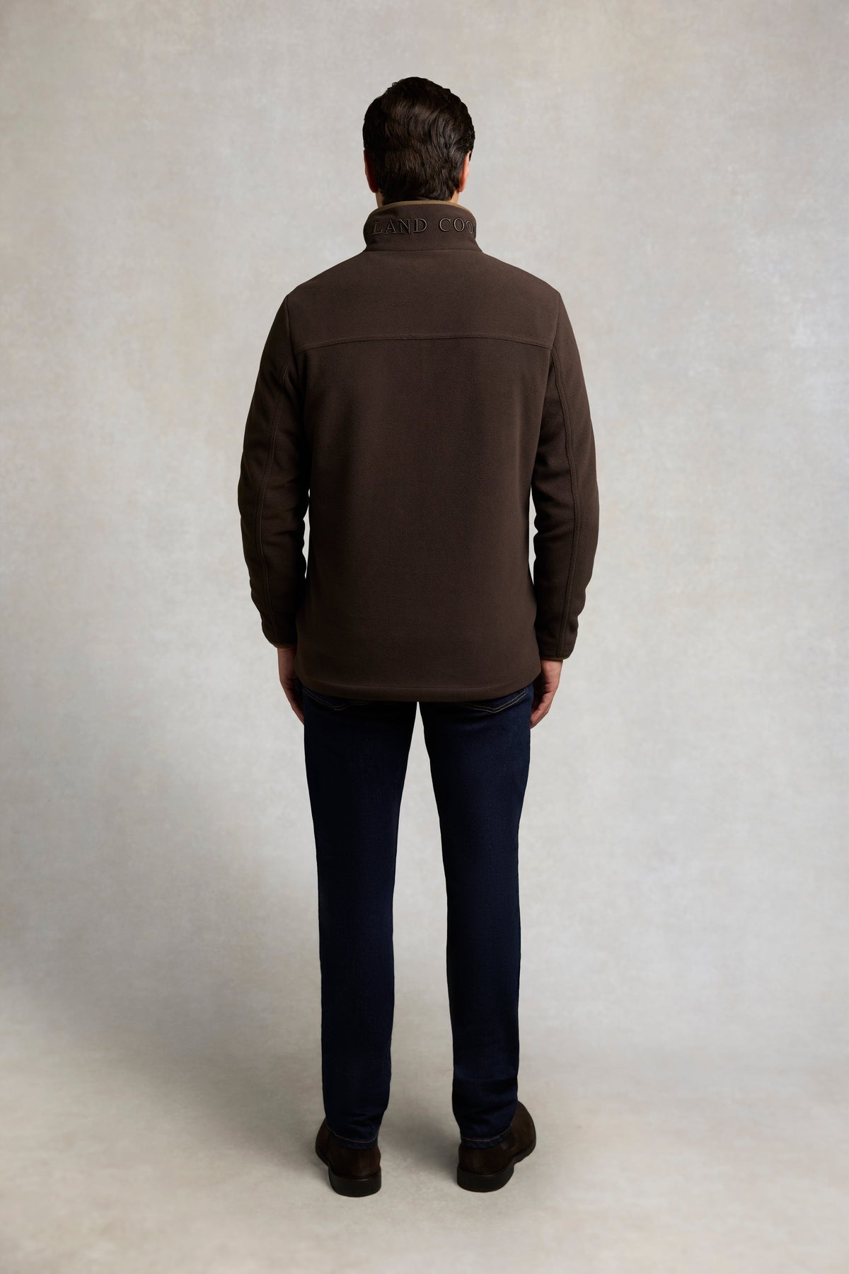 Men's Fleece Field Jacket (Chocolate)