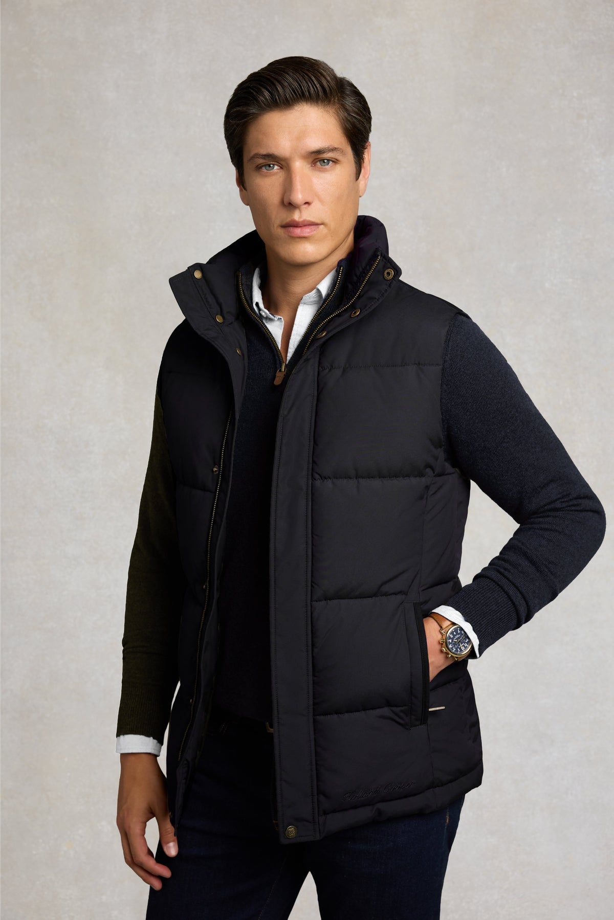 Men's Larkstone Padded Gilet (Deep Navy)