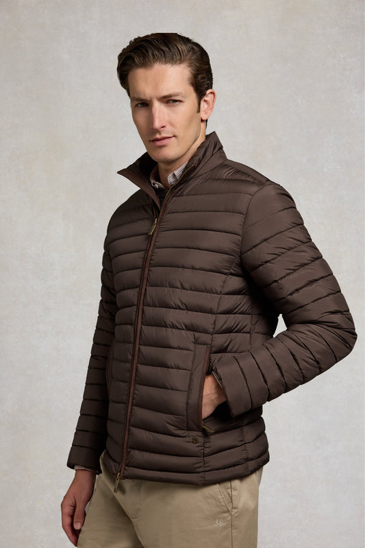 Men's Midweight Padded Jacket (Olive Brown)