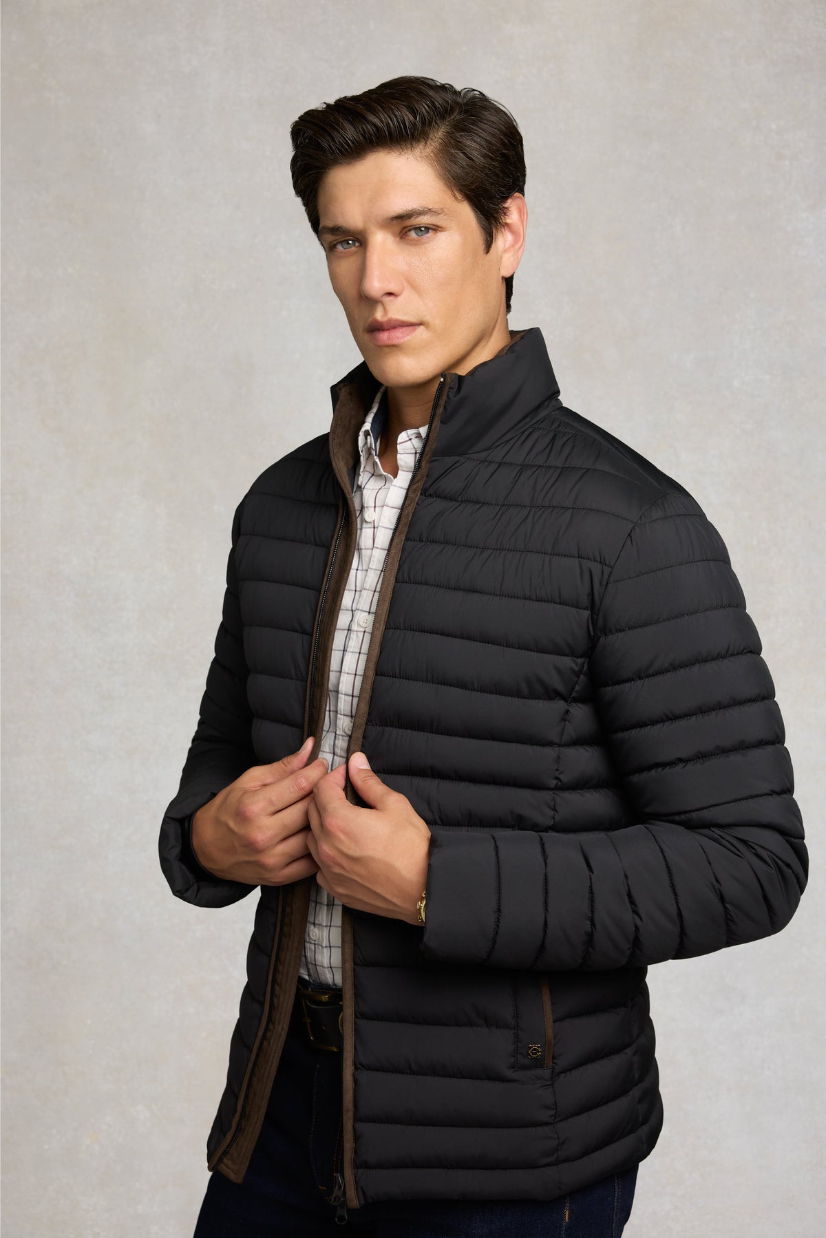Men's Midweight Padded Jacket (Black)