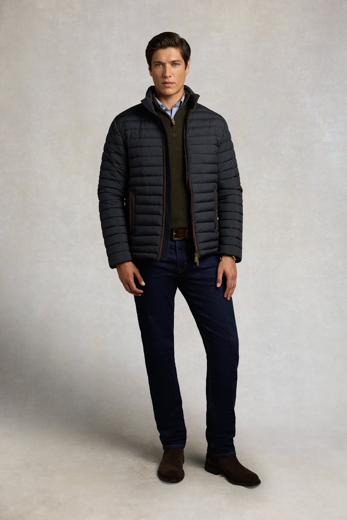 Men's Midweight Padded Jacket (Ink Navy)