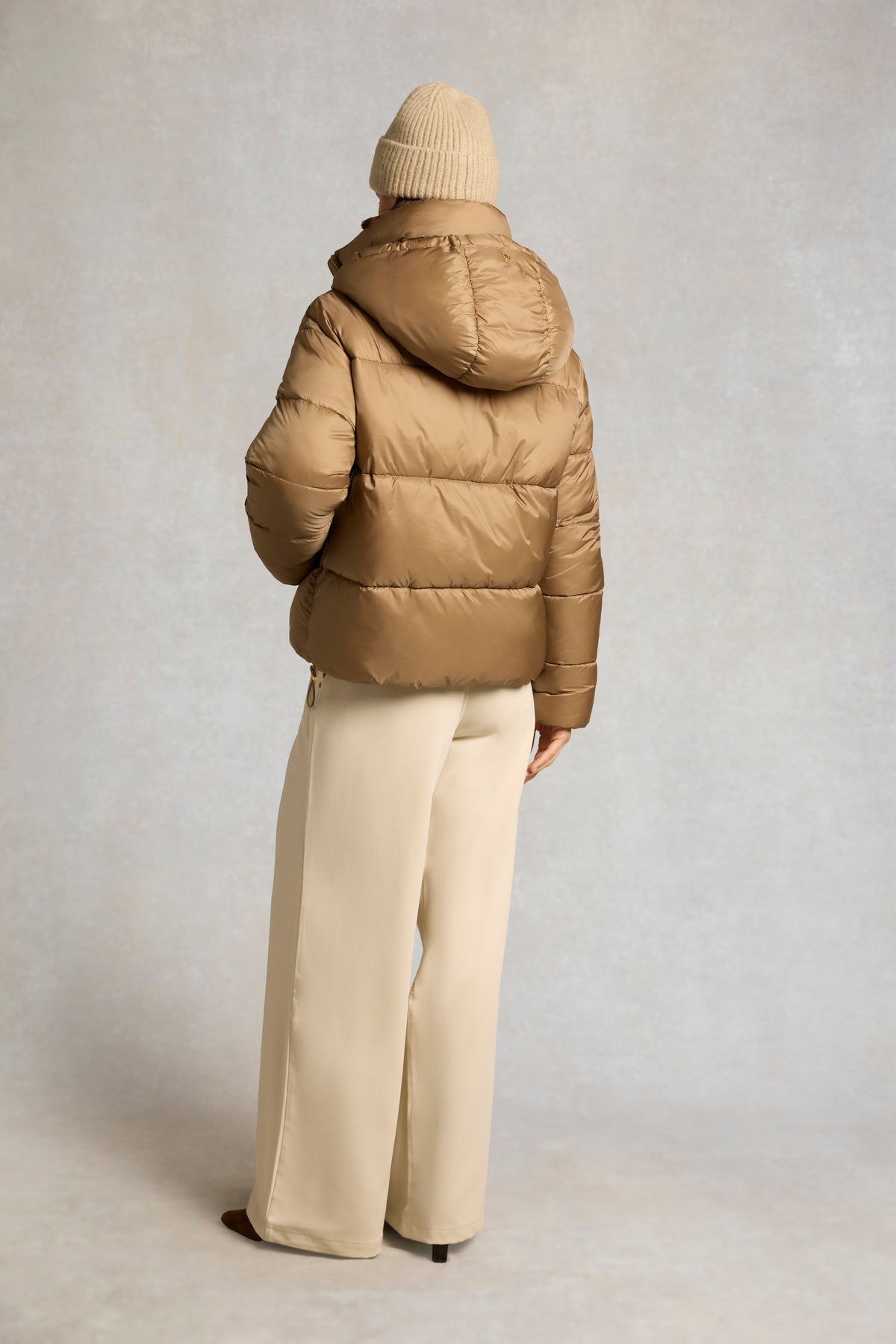 Hooded Baffled Jacket (Whisky)