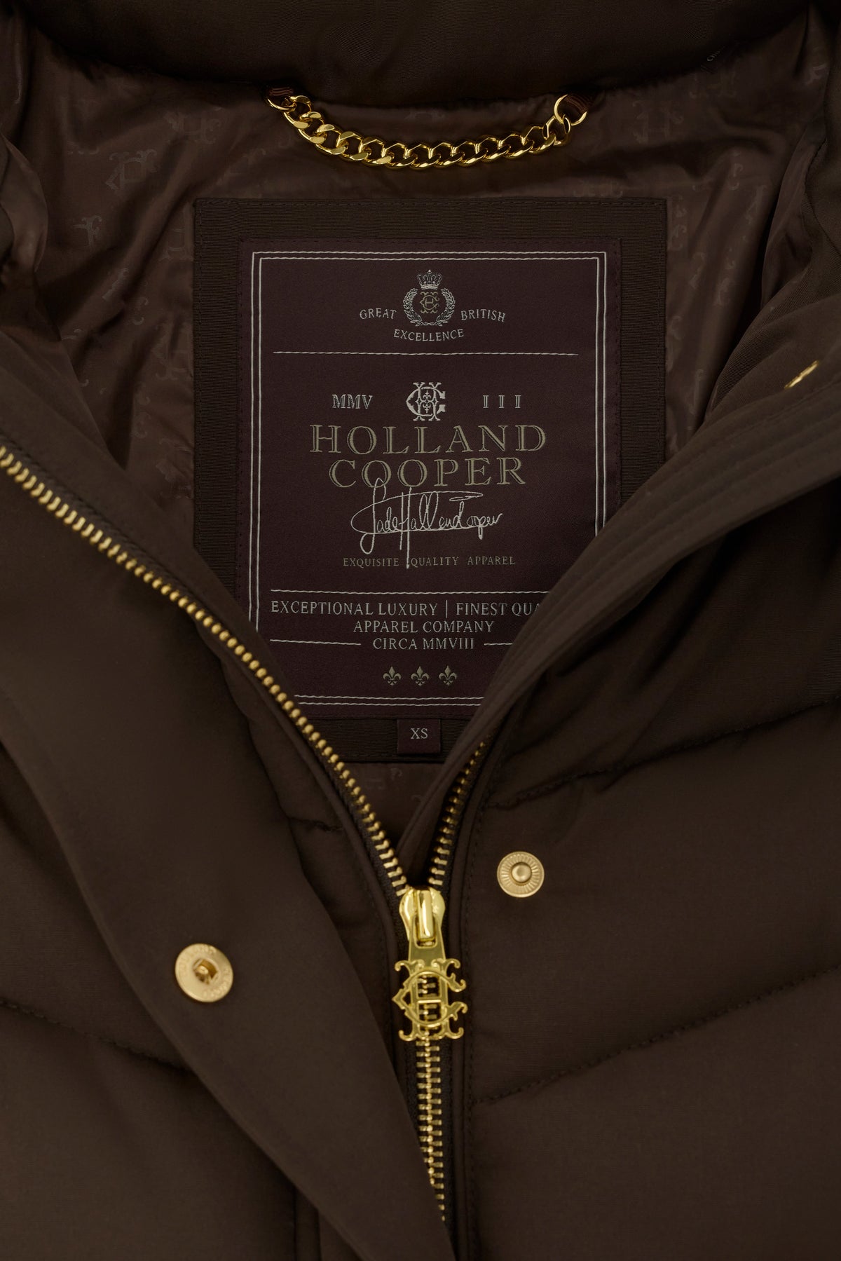 Chamonix Coat (Heraldic Chocolate)