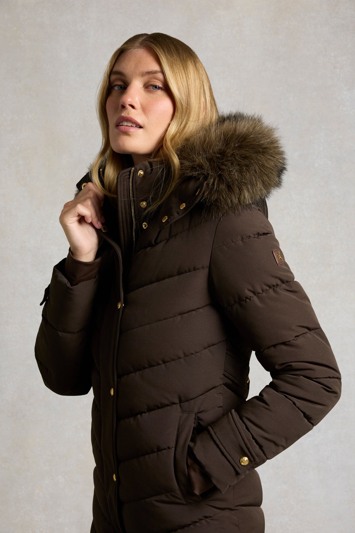 Chamonix Coat (Heraldic Chocolate)