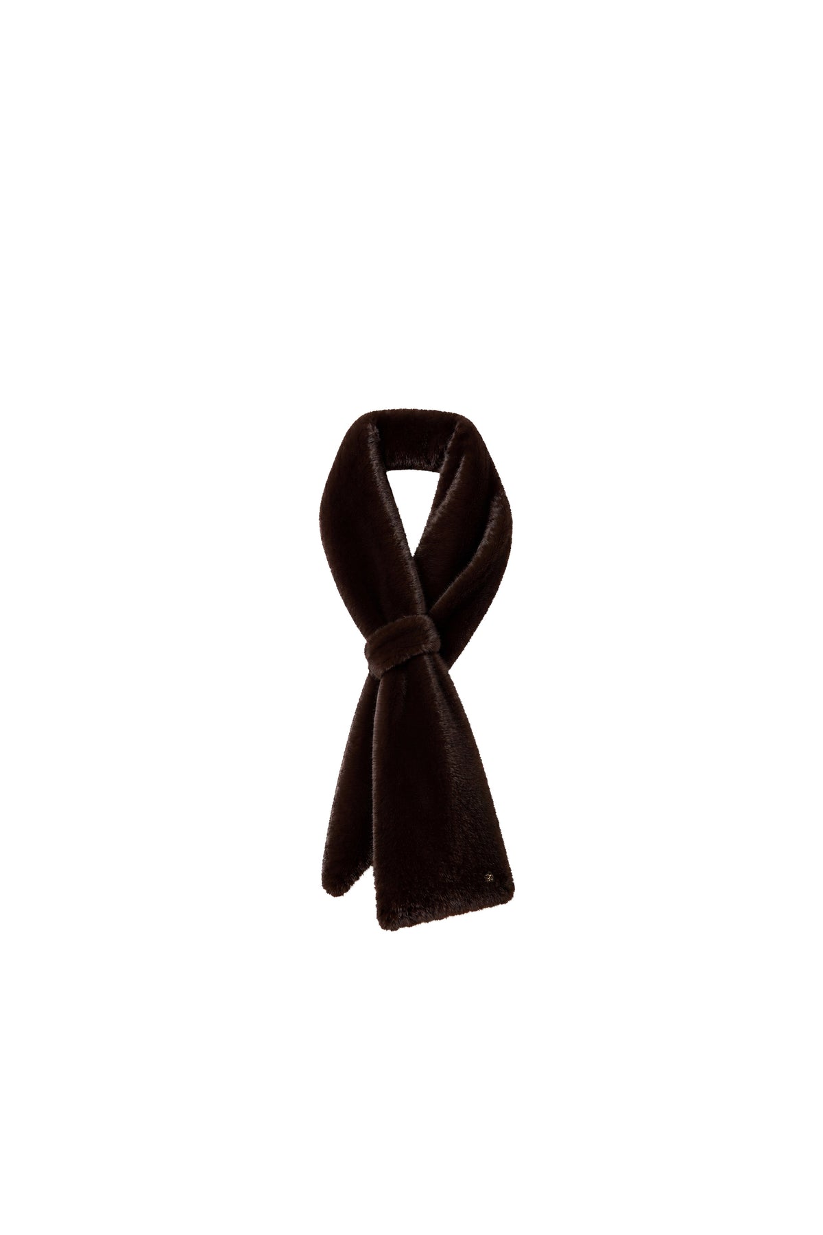 Faux Fur Scarf (Chocolate)