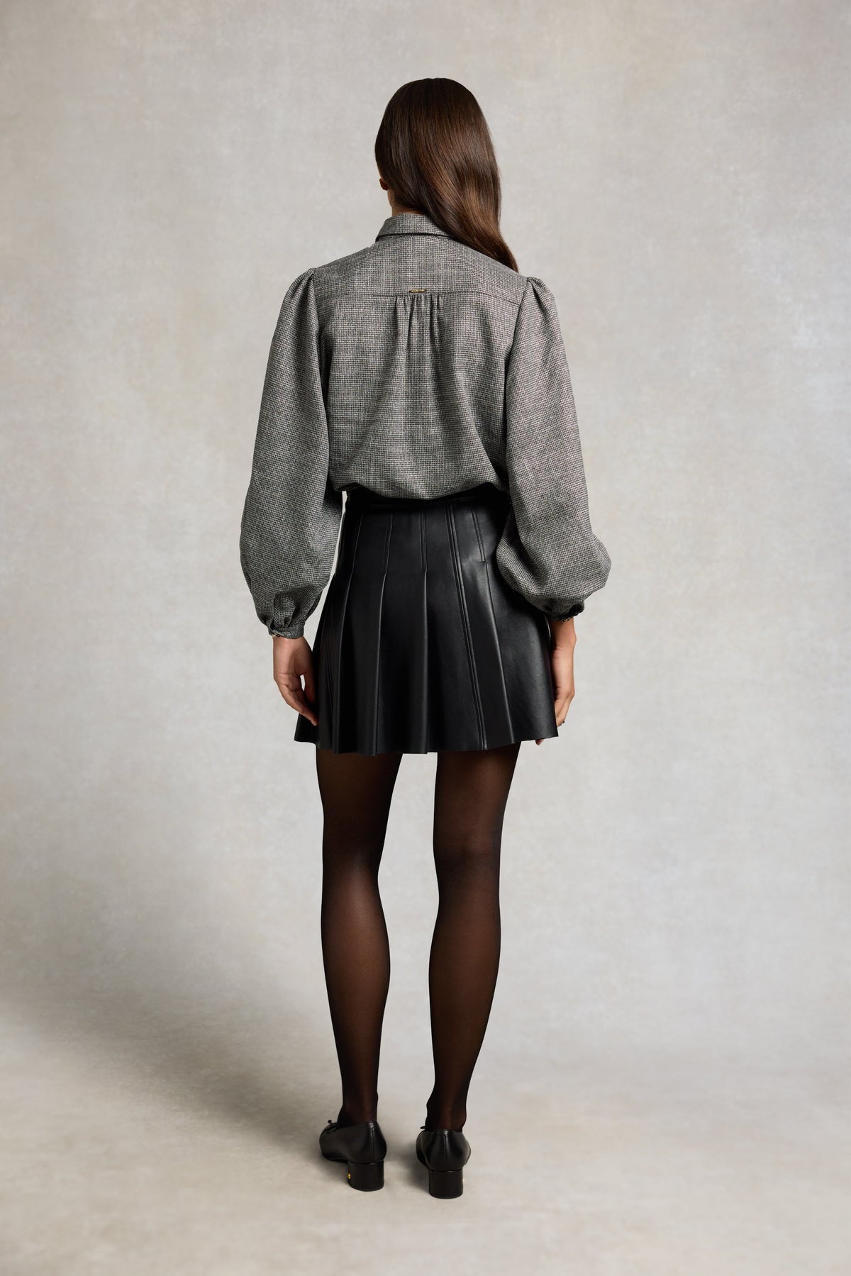 Broadway Blouse (Sparkle Puppytooth)