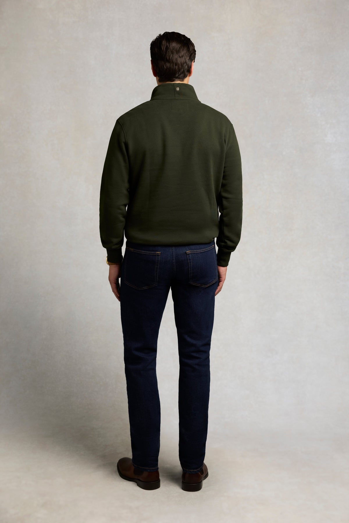 Men's Classic Quarter Zip Sweat (Racing Green)