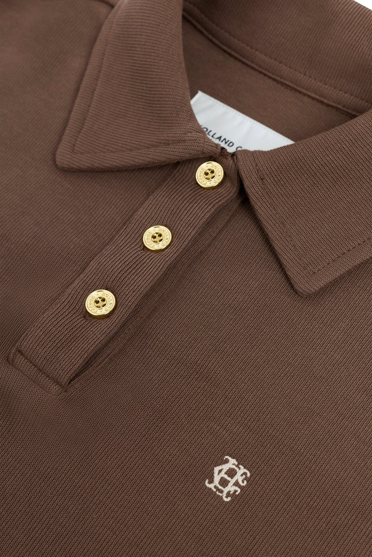 Barton Quarter Neck Sweat (Walnut)