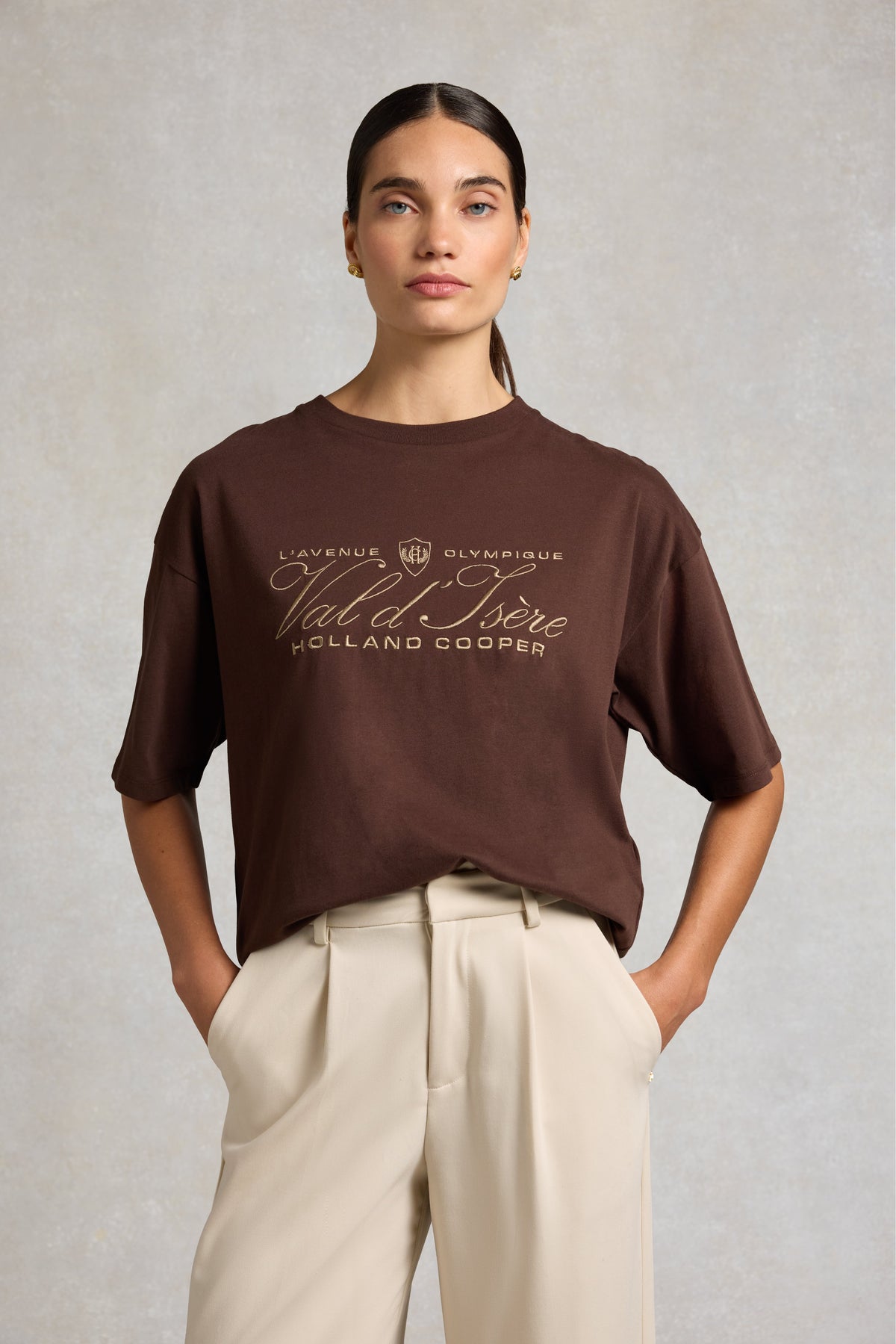 Oversized Destination Tee (Walnut)