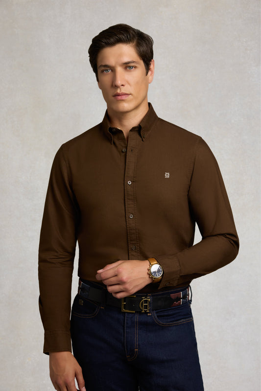 Men's Oxford Shirt (Bark)