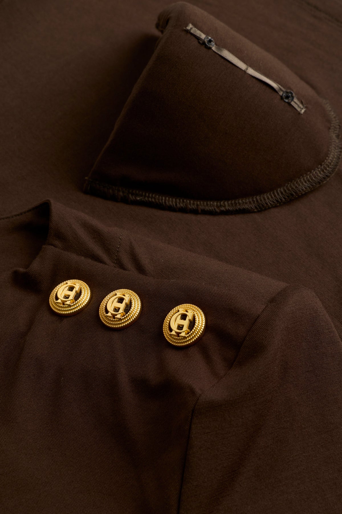Supersoft Cowl Neck Top (Chocolate)