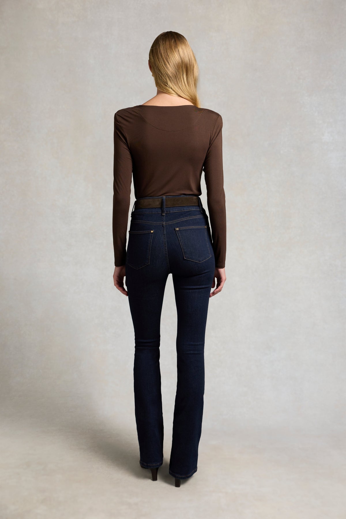 Supersoft Cowl Neck Top (Chocolate)