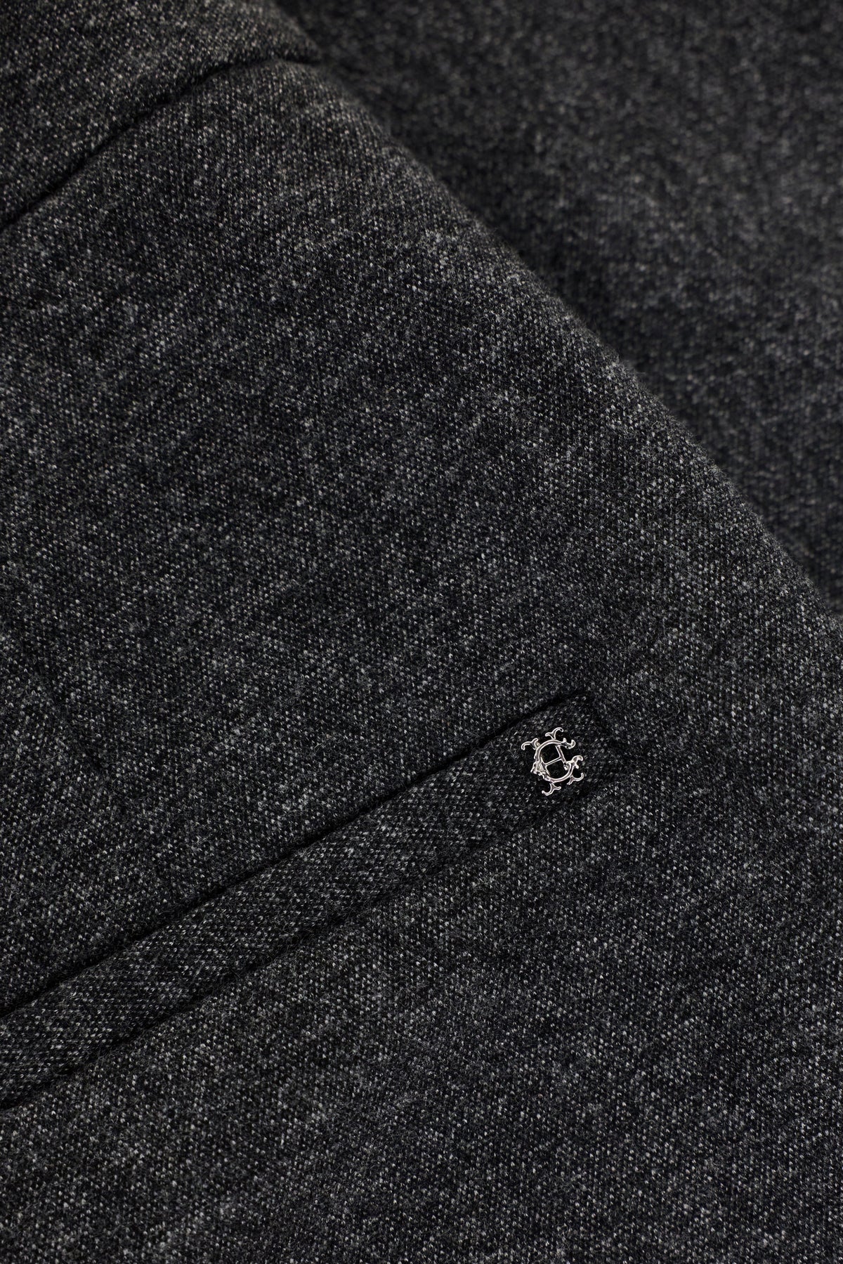 Richmond Wide Leg Trouser (Grey Marl)