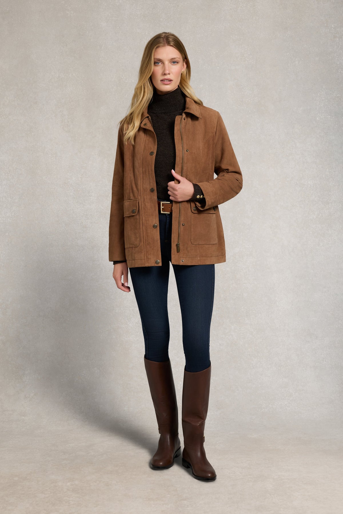 Country Suede Jacket (Cognac)