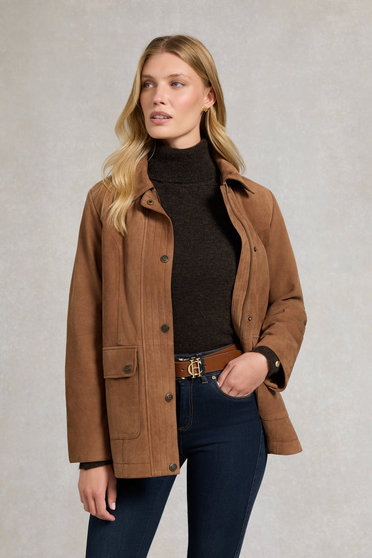 Country Suede Jacket (Cognac)