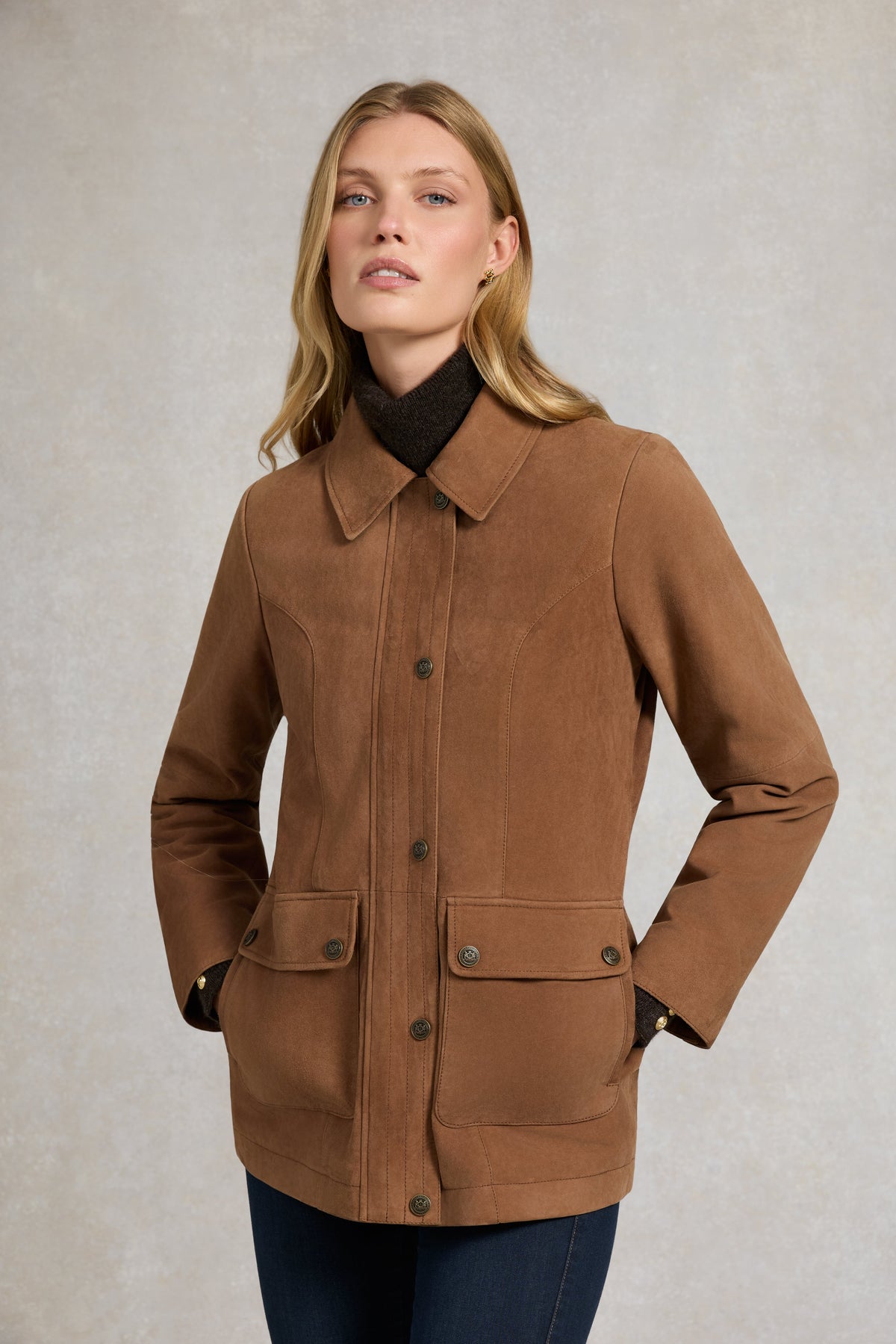 Country Suede Jacket (Cognac)