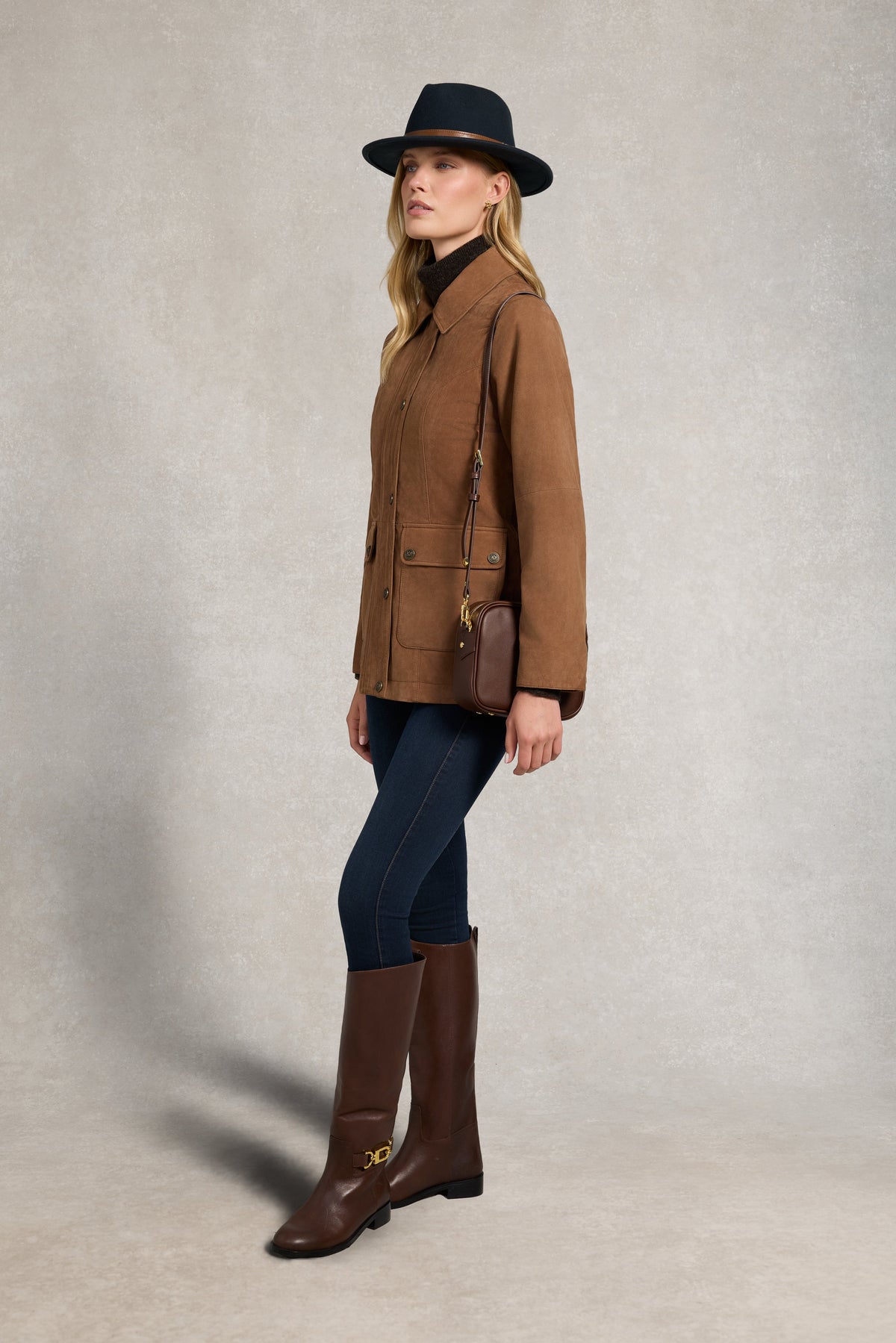 Country Suede Jacket (Cognac)