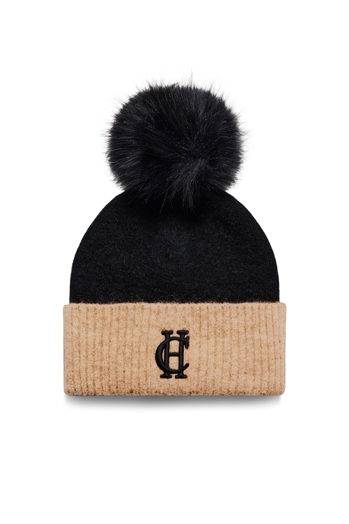 Chelsea Bobble Hat & Glove Set (Black)