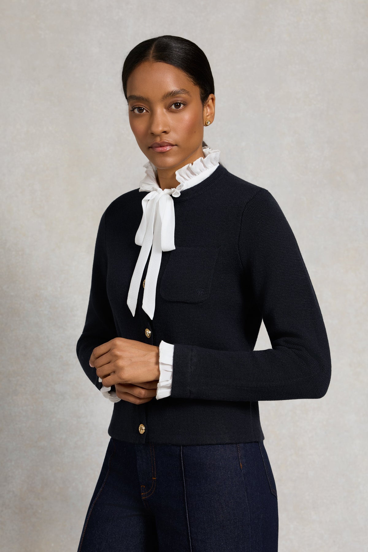 Julia Cardigan (Ink Navy)