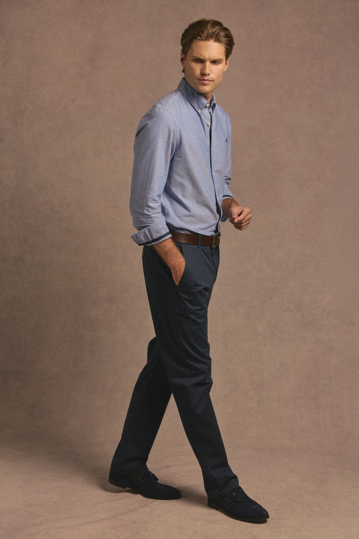 Men's Oxford Shirt (Azure Chambray)