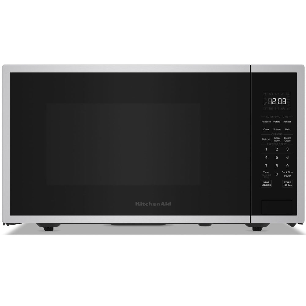1.6 CuFt 1200 Watt Countertop Microwave in Stainless Steel